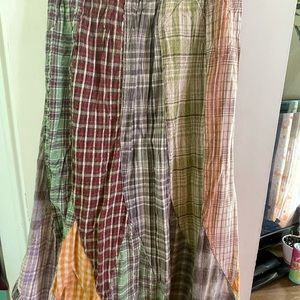 Sacred Threads patchwork maxi skirt